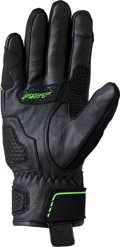 RST S1 Mesh CE Gloves Black and Neon Green, Extra Large - Part Number 103182NEO-11