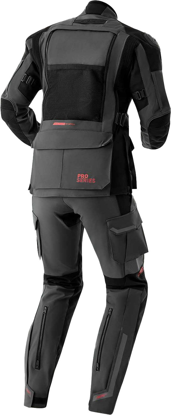 RST Ps Adventure D3O Pants Grey/Black Textile Motorcycle Pants with CE AA Certification and Removable Liner