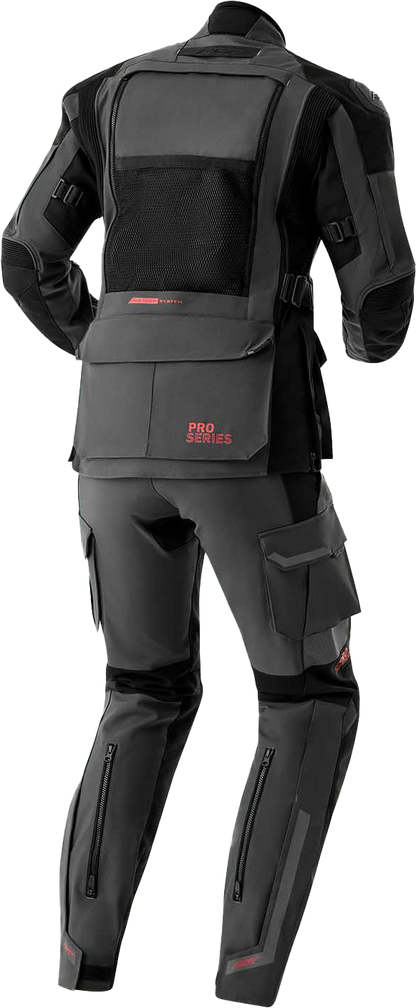 RST Ps Adventure D3O Pants Grey/Black Textile Motorcycle Pants with CE AA Certification and Removable Liner