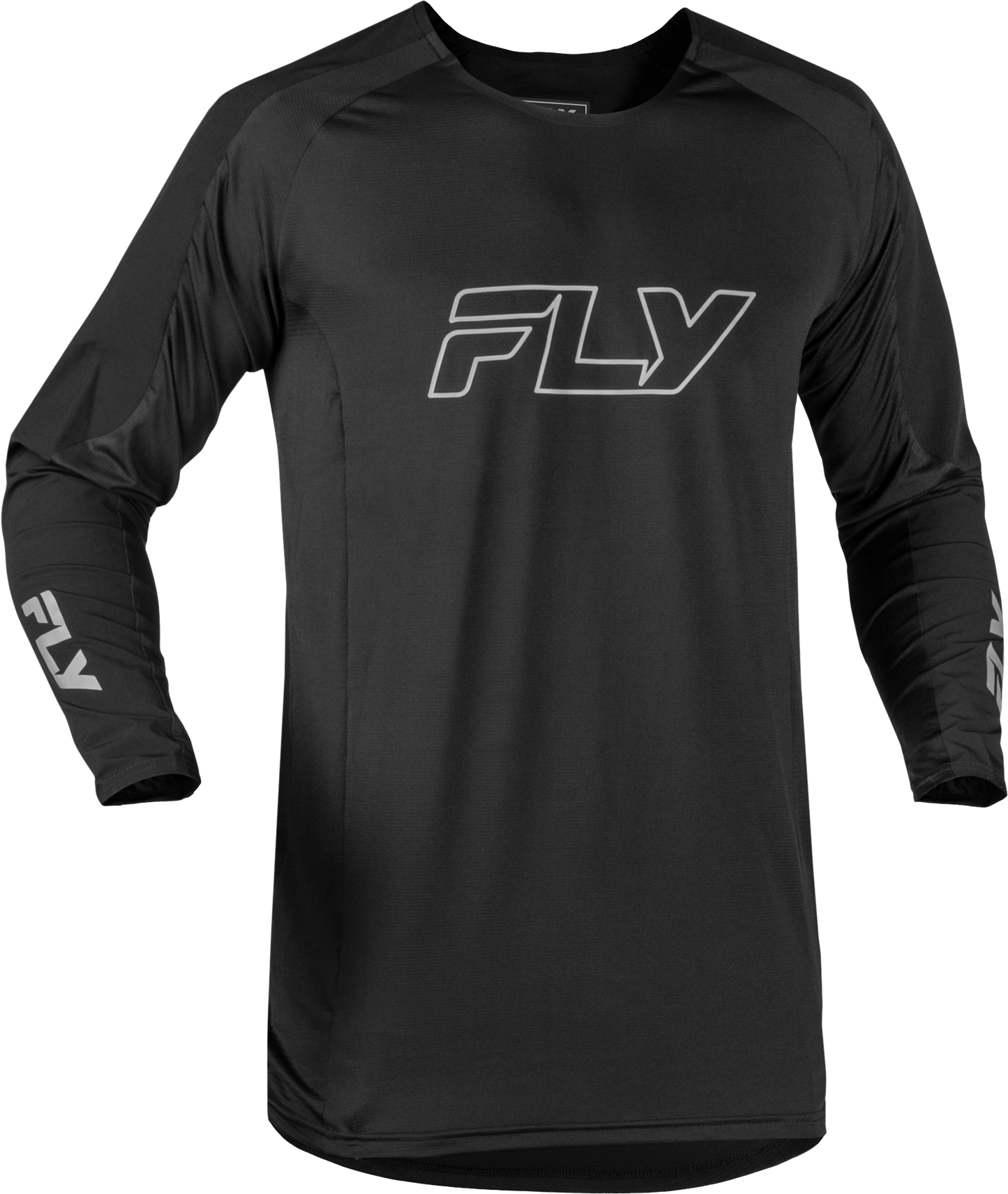Fly Racing Patrol Elite Jersey Black/Grey Medium - Lightweight Breathable Motorcycle Riding Apparel