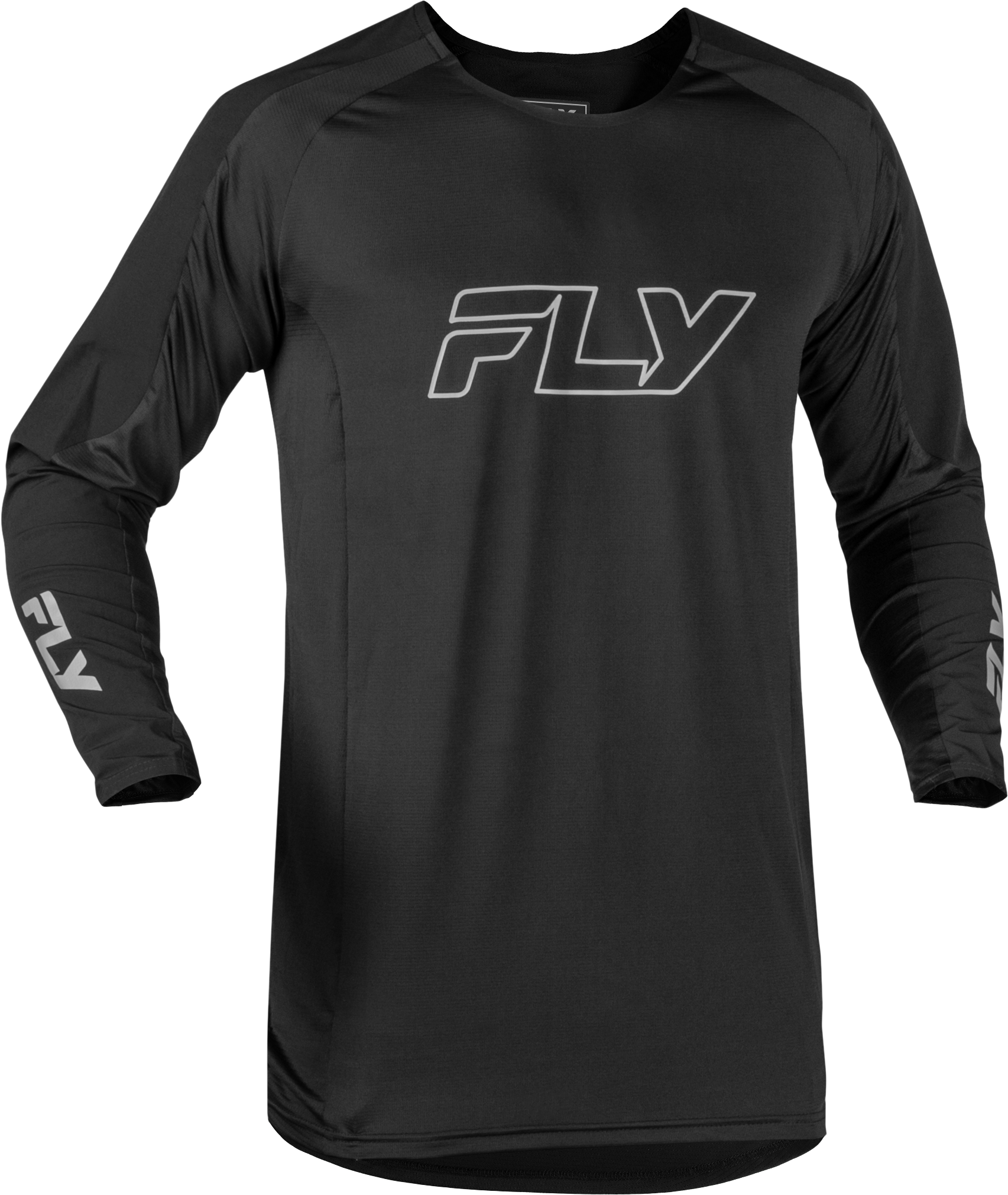 Fly Racing Patrol Elite Jersey Black/Grey Medium - Lightweight Breathable Motorcycle Riding Apparel