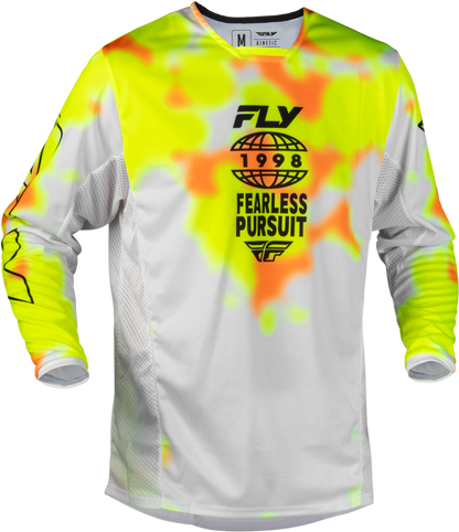 Kinetic Blur Jersey White/Hi Vis/Orange Xl