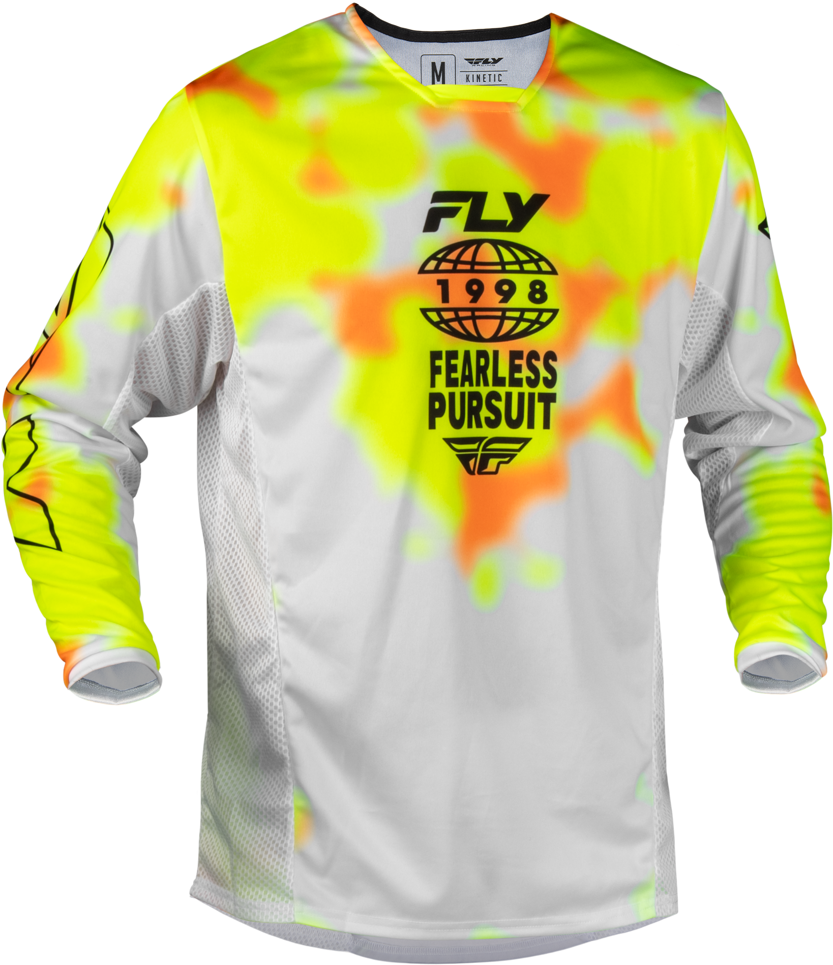 Kinetic Blur Jersey White/Hi Vis/Orange Sm