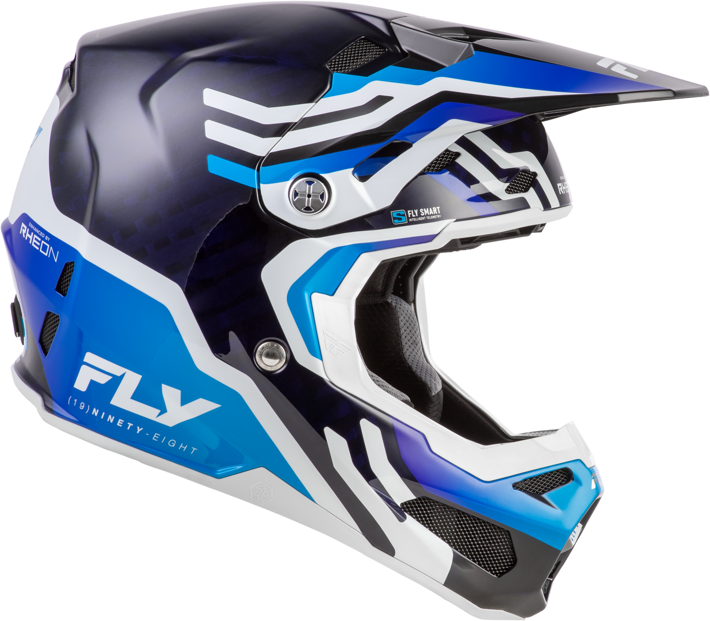 Formula S Carbon Byte Helmet Blue Carbon/Blue/White 2x