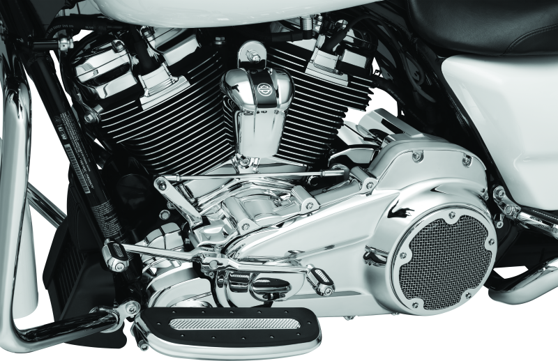 Kuryakyn Precision Transmission Top Cover for 2017-2018 Harley Davidson Touring Models in Chrome - Part Number KUR6415