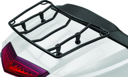 Kuryakyn Trunk Luggage Rack Adjustable Gloss Black for Honda Gold Wing and Kawasaki Vulcan Voyager
