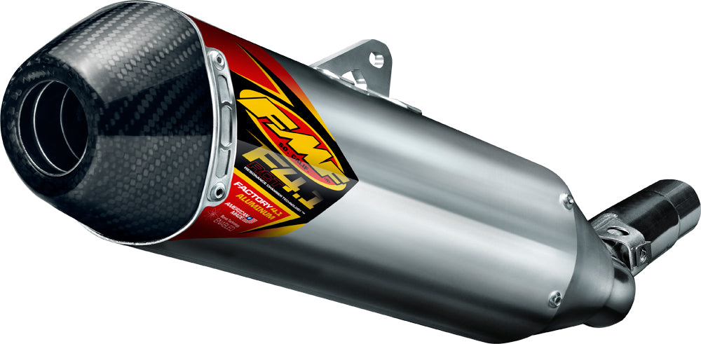 FMF Aluminum Factory 4.1 RCT Slip-On Exhaust with Carbon Endcap for KTM and Husqvarna Models