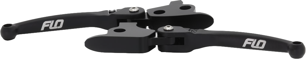FLO Motorsports HD-814 MX Style Lever Set for Harley Softail 25-26 inch, Black