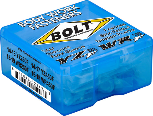 BOLT Full Plastic Fastener Kit for Yamaha YZ250F & YZ450F (2014-2017) - OEM Quality