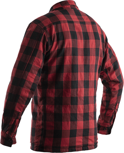 RST Lumberjack CE Red Check Textile Shirt with Kevlar Protection