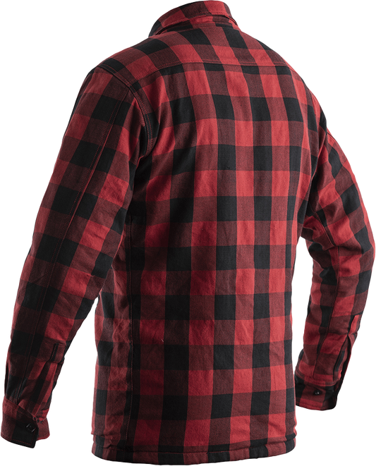 RST Lumberjack CE Red Check Textile Shirt with Kevlar Protection