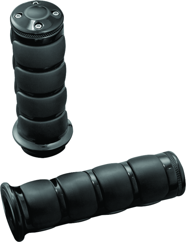Kuryakyn ISO Grip Universal 7/8 inch Gloss Black for Honda Rebel Models