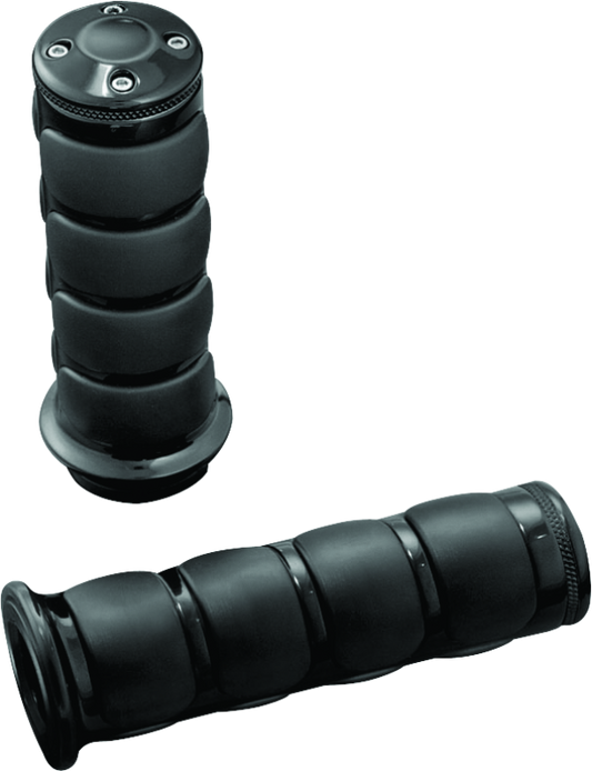 Kuryakyn ISO Grip Universal 7/8 inch Gloss Black for Honda Rebel Models