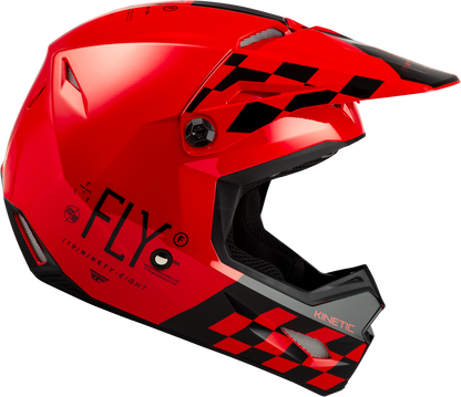 Kinetic Lite Rival Helmet Gloss Red/Black 2x
