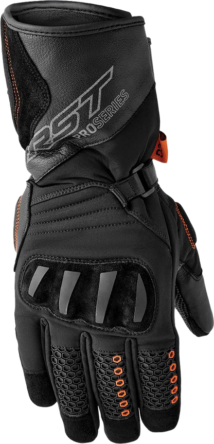 RST Artic D3O Waterproof Gloves Black Textile XS – Cold-Weather Adventure Touring Gear