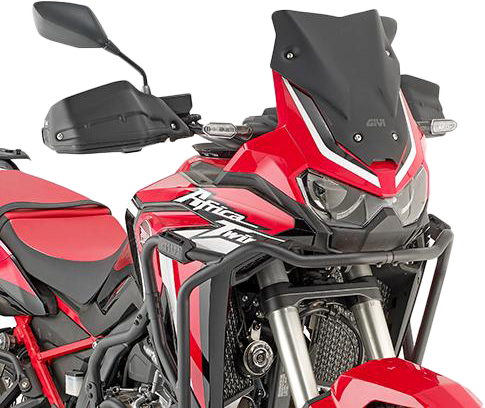 GIVI D1179BO Windshield for Sports Bikes - Low Black Plexiglas Acrylic Replacement