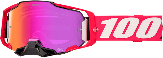 100 Percent Armega Hiper Goggle with Kloug Mirror Dark Red Lens