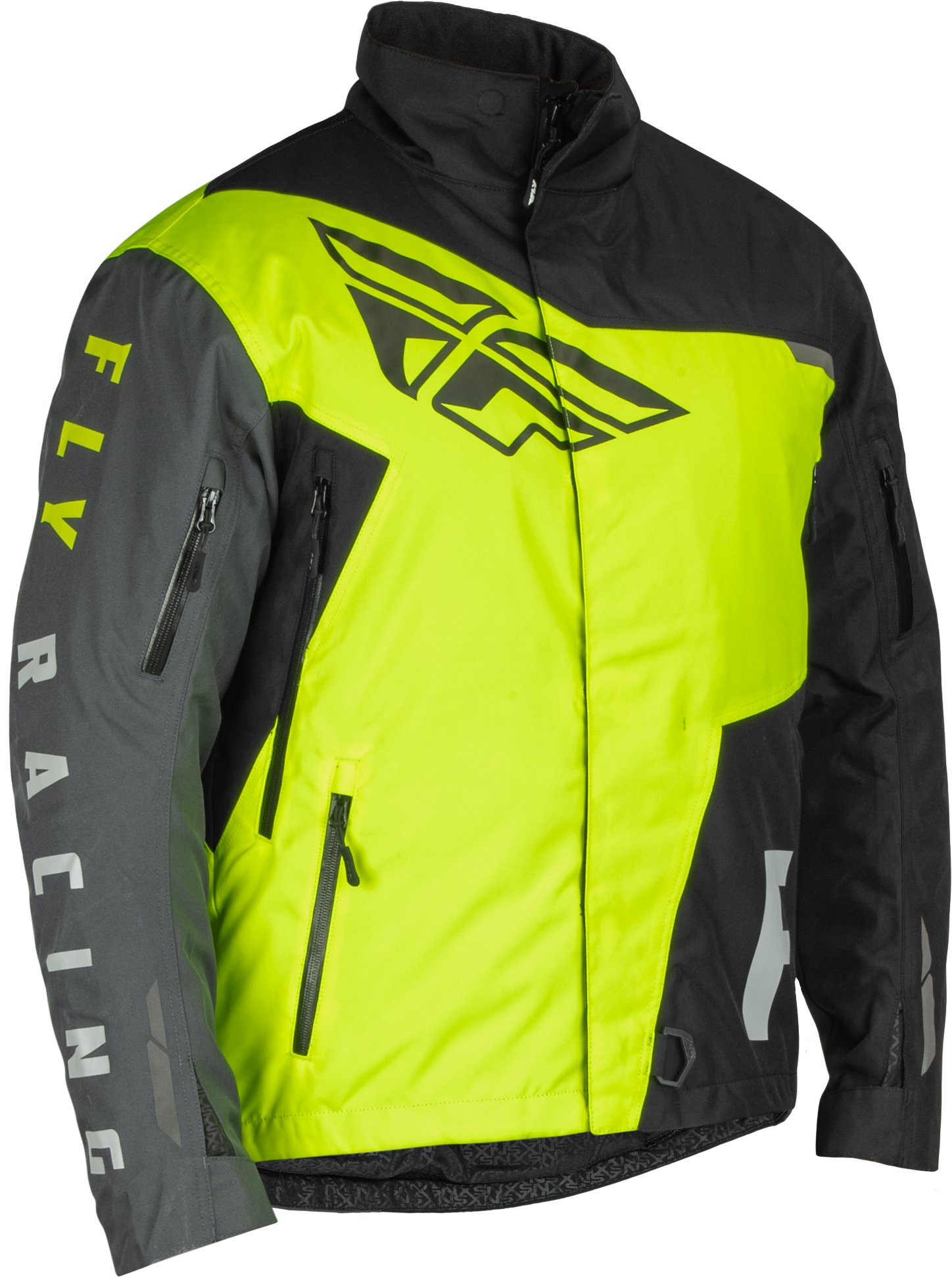 Fly Racing SNX Pro Jacket Black/Hi Vis 3X - Waterproof Snowboarding and Skiing Outerwear