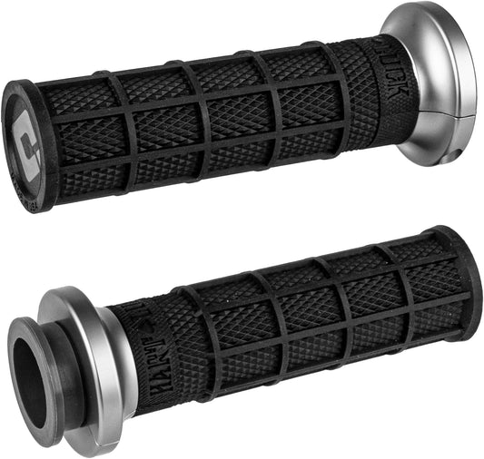 ODI Lock On Hart Luck Full Waffle Black/Graphite Tapered Handlebar Grips – Part V31HTW-BH-H