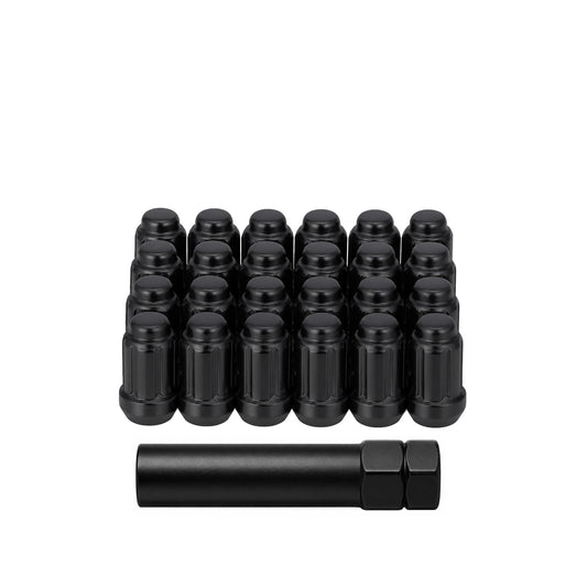 Sedona DPC55015SB 12mm x 1.50 Lock Style Lug Nuts - Black, Pack of 20