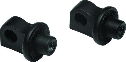 Kuryakyn Splined Peg Adapter Satin Black Part #kur8898 for Powersports Vehicles