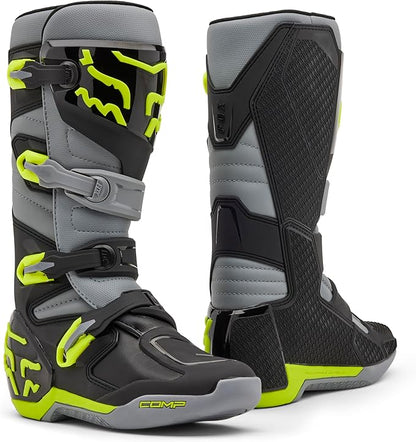 Fox Racing Comp Boot Gray/Yellow