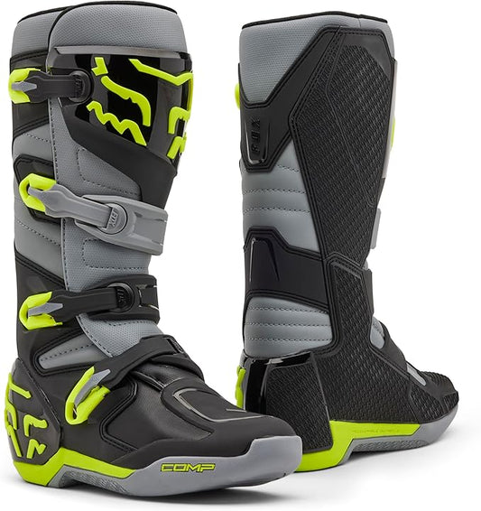 Fox Racing Comp Boot Gray/Yellow