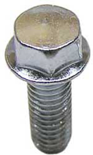 BOLT 8mm Hex Head Flange Bolts, 6x1.0x14mm, Pack of 10