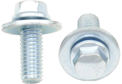 BOLT 8mm Hex Head Flange Bolt with 16mm Washer, 6x1.0x16mm, Pack of 10