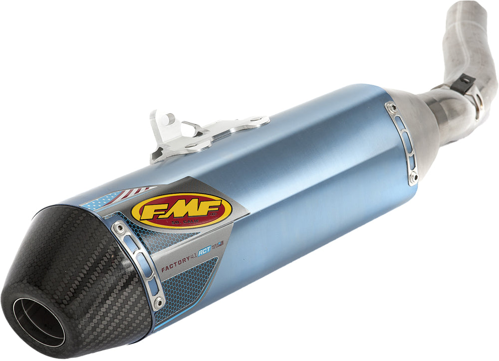 FMF Factory 4.1 RCT Slip-On Exhaust with Canister Cap for Kawasaki KX450F 2011
