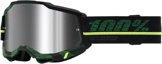 100% Accuri 2 Overlord Goggle w/Silver Mirror Lens 50014-00011 - Kelly Motorsports