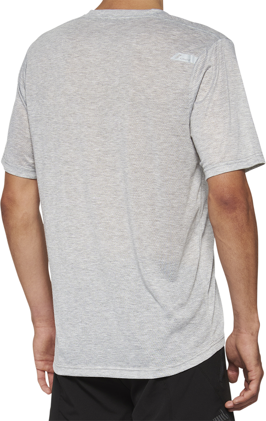 100% Airmatic Mesh Short - Sleeve Jersey - Gray, Part Number 40016 - 00006 - Kelly Motorsports