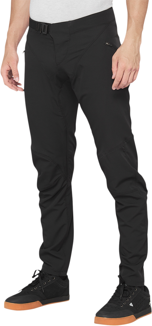 100% Airmatic Pants - Black, Part Number 40025 - 00000 - US 28 - Kelly Motorsports