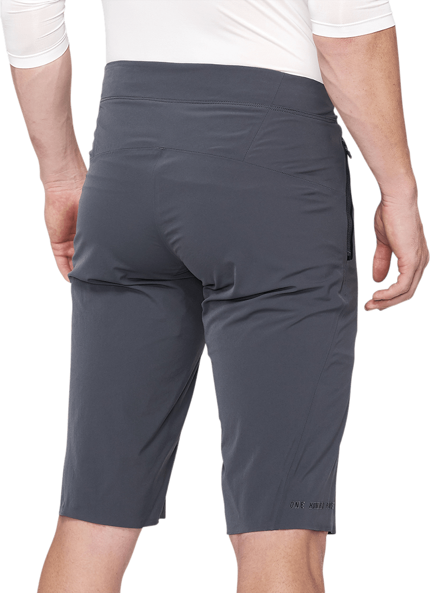100% Celium Shorts - Charcoal - US 32 40012-00009 - Kelly Motorsports