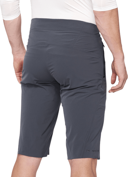 100% Celium Shorts - Charcoal - US 32 40012-00009 - Kelly Motorsports