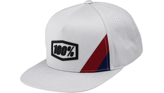 100% Cornerstone Trucker Hat - Light Gray - One Size - Kelly Motorsports