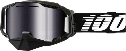100-Percent Armega Snowmobile Goggle w/Silver Flash Mirror Lens 50008-10007 - Kelly Motorsports