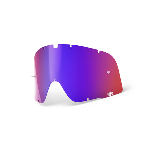 100 - Percent Barstow Sheet Mirror with Red and Blue Lens (Part Number: 59001 - 00001) - Kelly Motorsports