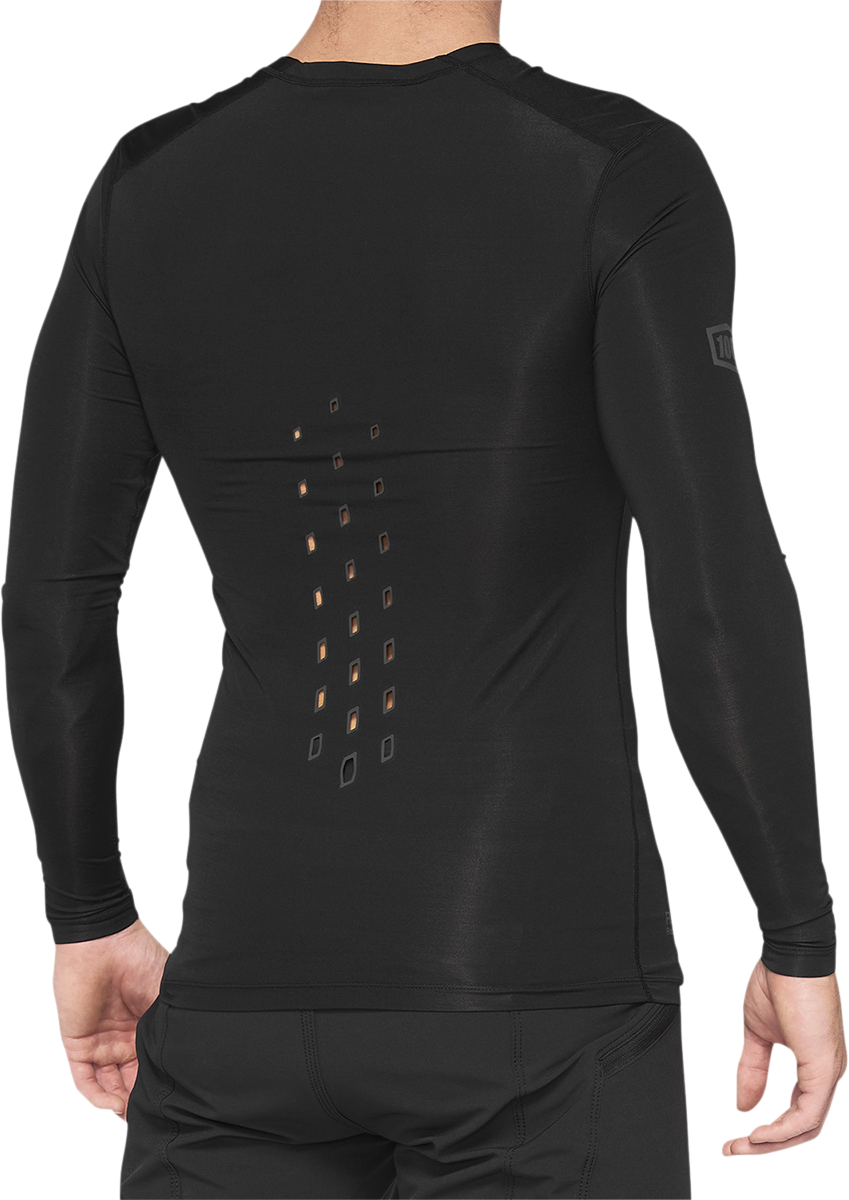 100% R - Core Concept Long - Sleeve Jersey Black - Part 40004 - 00002 - Kelly Motorsports