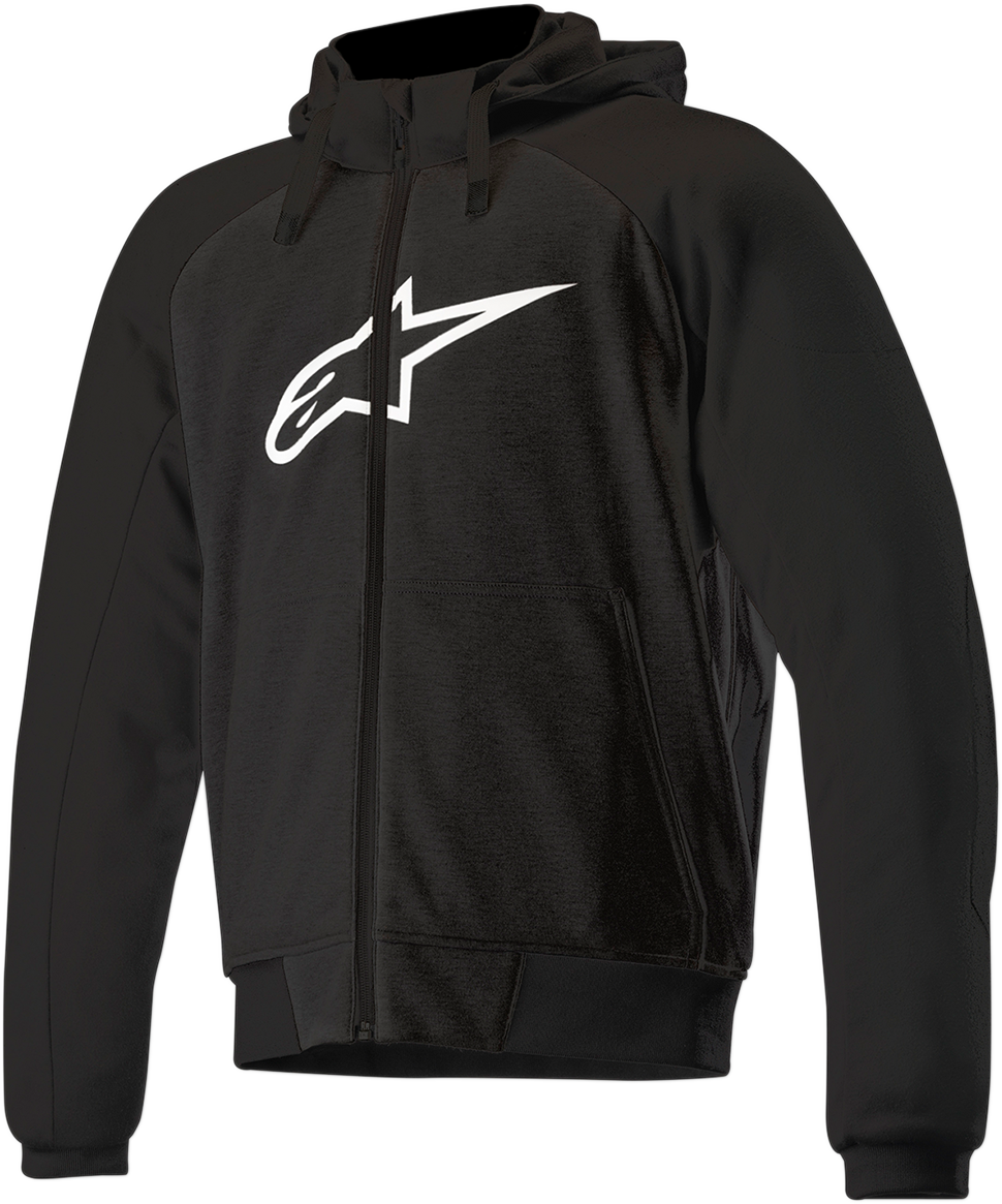 Alpinestars Chrome Sport Hoodie 4XL - Black (Part No. 4200918-10-4X)