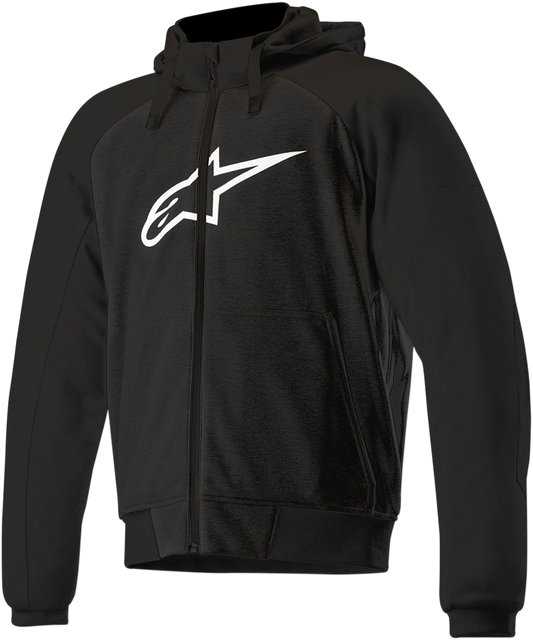 Alpinestars Chrome Sport Hoodie 4XL - Black (Part No. 4200918-10-4X)
