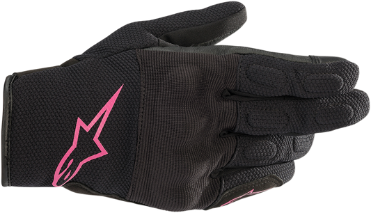 Alpinestars Stella S-Max Drystar® Gloves - Black/Fuchsia, XS (Part #3537620-1039-XS)