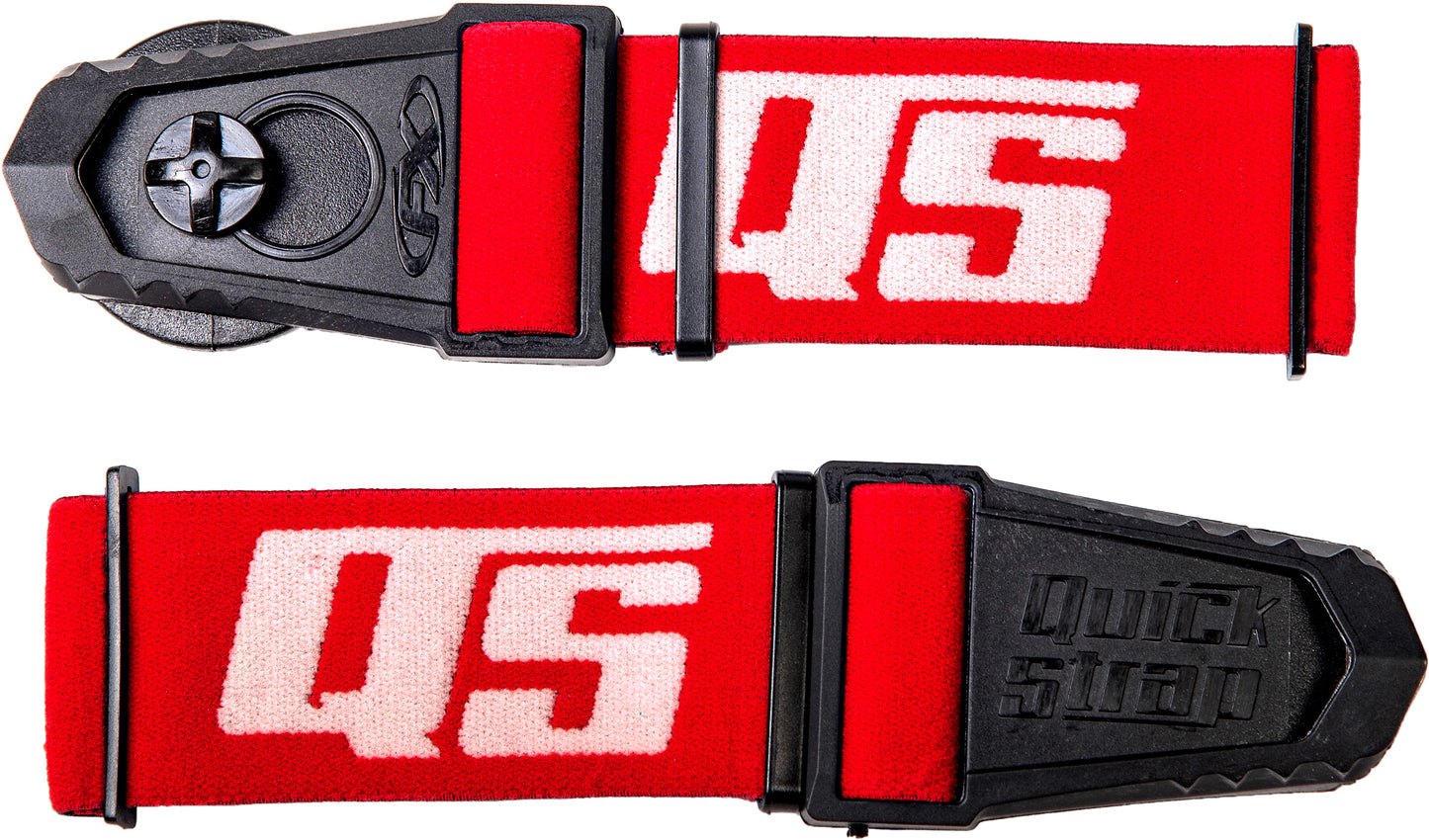QUICK STRAP Quick Straps Red – Hassle-Free Goggle Replacement Strap (Part Number QS-15)