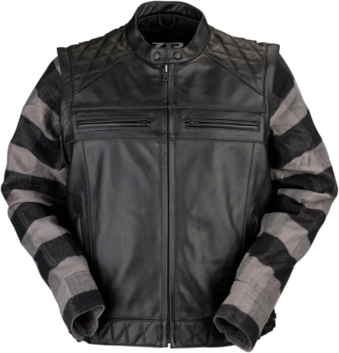 Z1R Ordinance 3-in-1 Leather Motorcycle Jacket - Black, Size Small (Part #2810-3567)