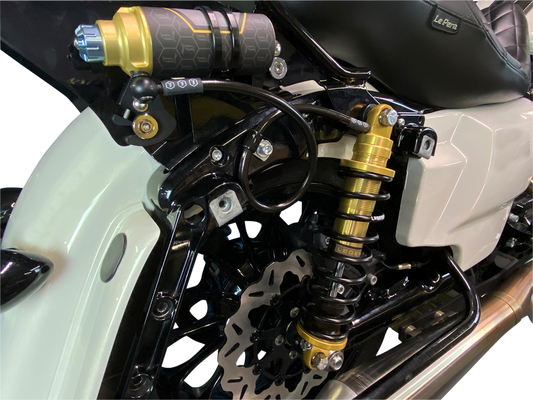 Legend Suspension Revo ARC Remote Reservoir Shocks - 13-Inch Heavy Duty - Gold (Part 1310-1907)