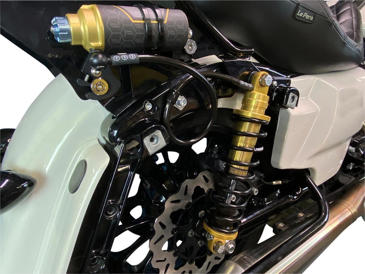 Legend Suspension Revo ARC Remote Reservoir Shocks - 13-Inch Heavy Duty Gold by Legend Suspension Part 1310-1911