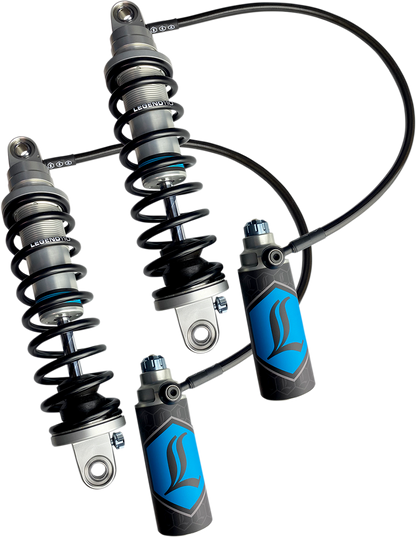 Legend Suspension Revo ARC Remote Reservoir Shocks – 13-inch Heavy Duty, Clear Finish, Part Number 1310-1931