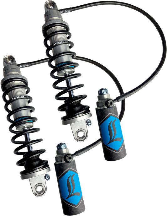 Legend Suspension Revo ARC Remote Reservoir Shocks - 14-Inch Heavy Duty - Clear by Legend Suspension Part 1310-1937