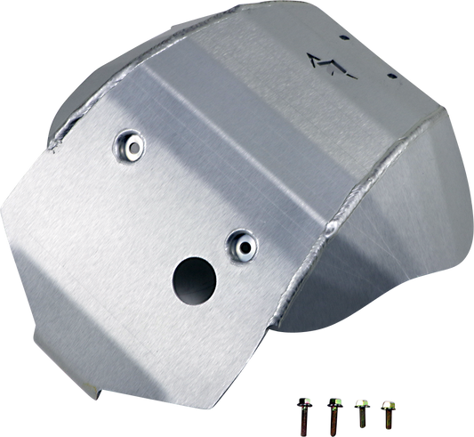 Moose Offroad Skid Plate for Honda CRF250F (Part #330) - Silver Aluminum Protection