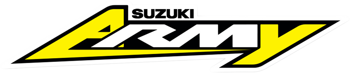 D'COR VISUALS Suzuki Army Decal Sheet - 24 inches - Part 40-40-202